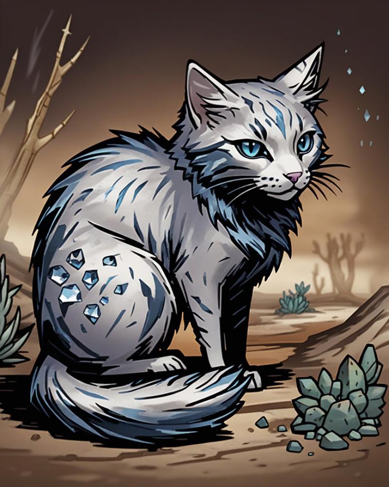 04745-ddstyle beautiful crystalline cat transparent desert lora DarkestDungeonSDXL.jpg